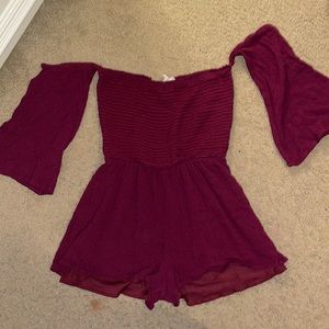 Vestique maroon extra small romper